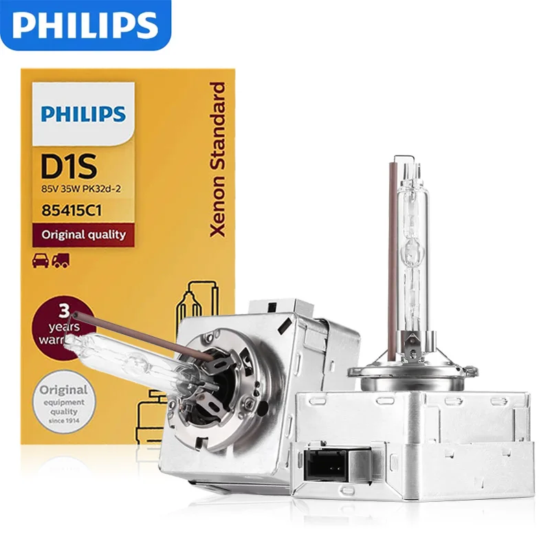 Philips D1S D2S D2R D3S D4S Ксеноновая стандартная автомобильная лампа 12 В 35 Вт 4200 К Белая