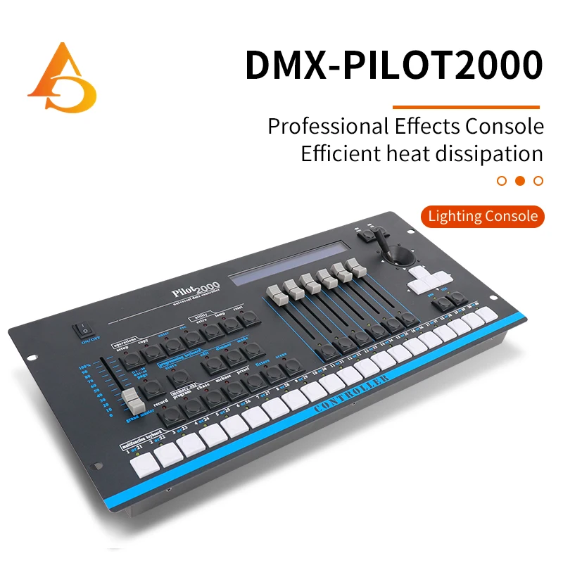 DMX 512 Pilot 2000 Консольный контроллер Сценический эффект Осветительное оборудование