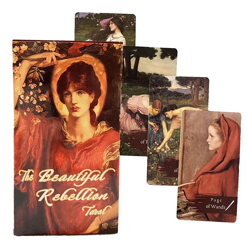 

The Beautiful Rebellion Tarot Card Prophecy Fate Divination Deck Family Party Board Game Fortune Telling Game Beginners Cards