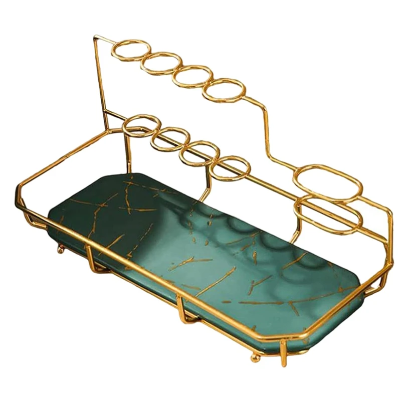 

Стеллаж для хранения зубной щетки и пасты, темно-зеленый