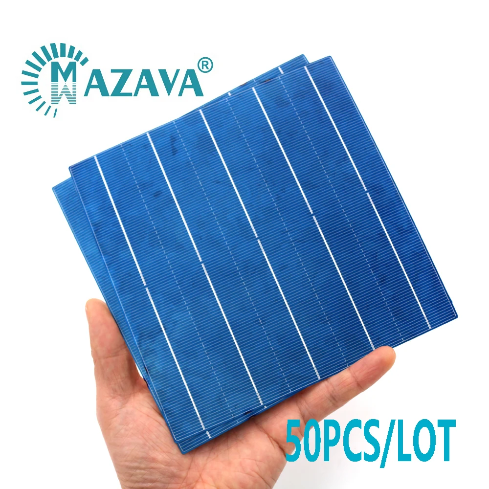 

50 pcs Mono Poly Solar Panels Education Study Solar Cells 26 39 52 78 125 156 DIY Charger Polycrystalline Battery Charge