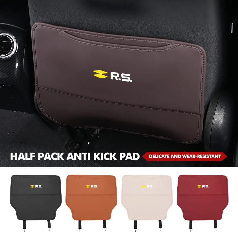 Фото Защитный коврик на спинку сиденья для автомобилей Renault: Arkana, Captur, Twingo, Talisman, RS Line – защита от грязи и ударов ногами, автоаксессуар №1