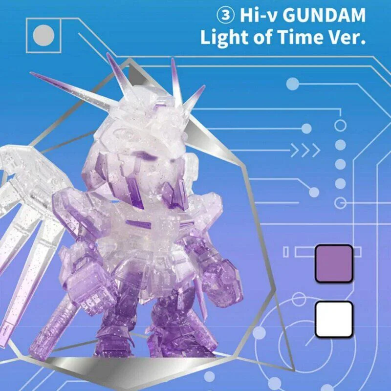 Фото Оригинальная фигурка Namco QMSV MINI Hi-ν GUNDAM Blind Box: «Контратака Чара», официальная лицензированная модель MS, загадочная коробка-сюрприз, украшение, подарок №3