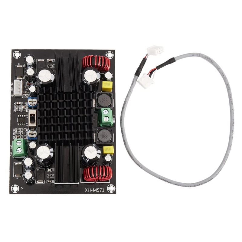 

2X Xh-M571 High Power Subwoofer Audio Digital Amplifier Board Trolley Case Boost Amplifiers Mono 150W