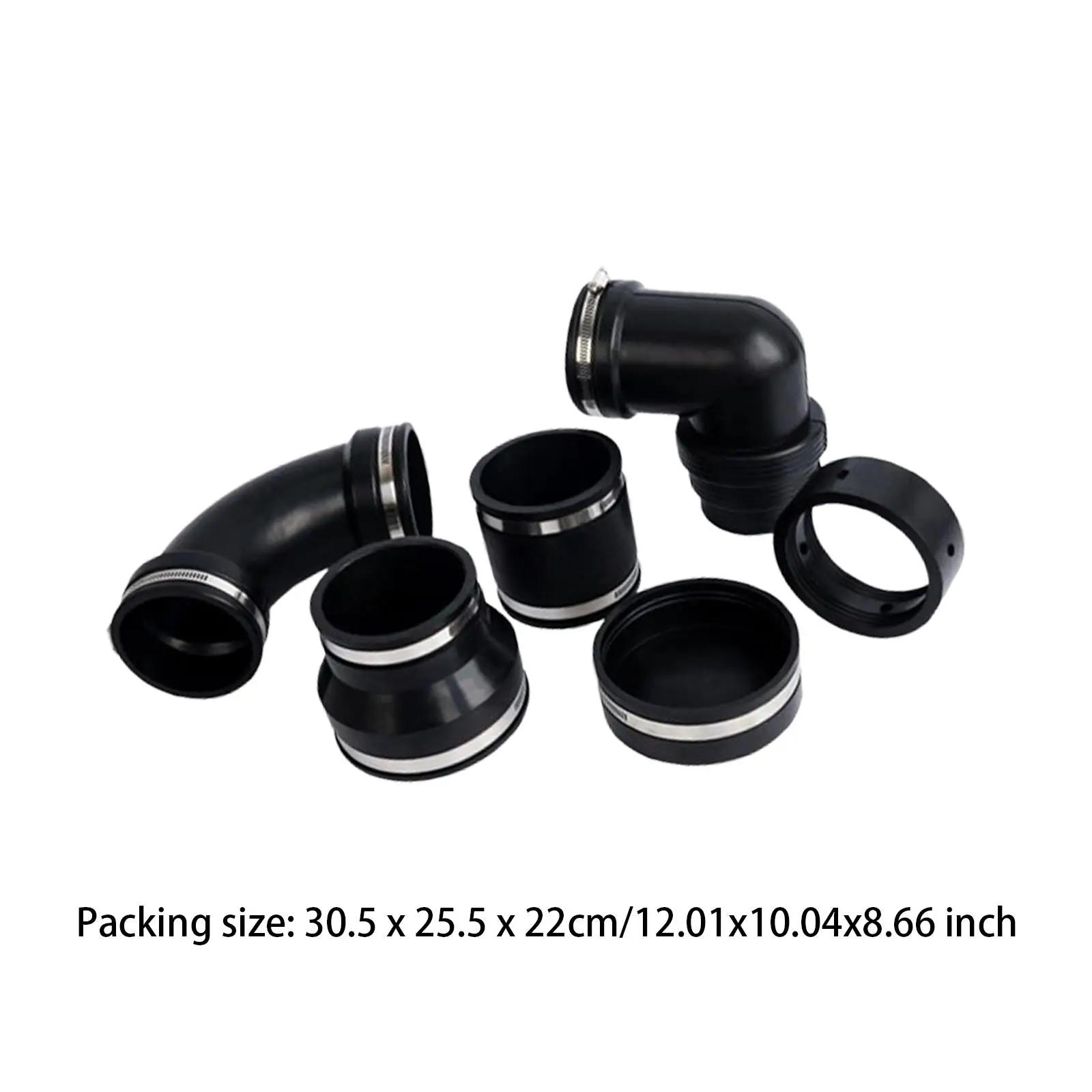 Система подключения системы сантехники для канализационных отходов на колесах.