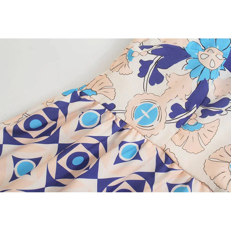 Женское винтажное мини-платье на шнуровке Sherouse без рукавов с круглым вырезом и