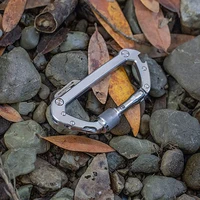 carabiner edc multi tool folding knife survival self defense tactical outdoor nature hike camping tent travel mountaineering