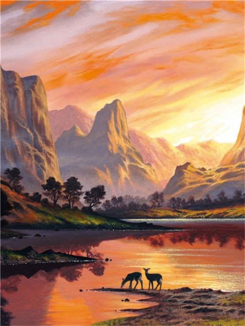 

№ 163 Раскраска по номерам, сделай сам, раскраска маслом от Набор цифр, подарок, рисование по номерам, холст, Декор, Новое поступление