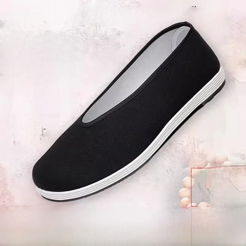 Тканевые туфли с круглым носком мужские весенне-осенние женские в старом Пекине