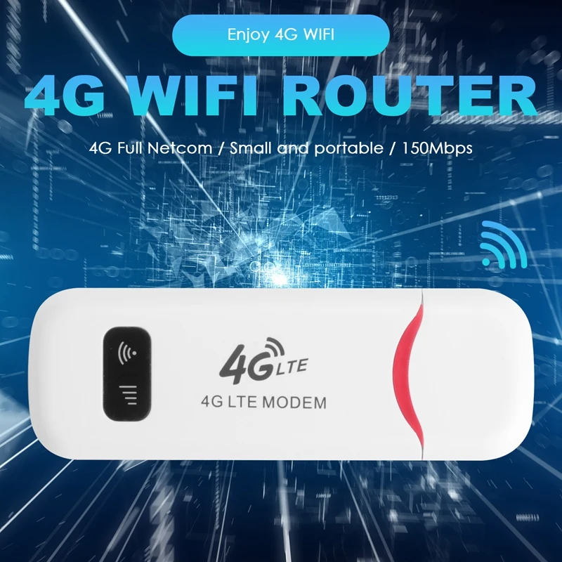 

Wireless Router 4G Portable Wifi USB Modem 150Mbps USB Dongle With SIM Card Slot Car Wifi Hotspot Pocket Mobile Wifi