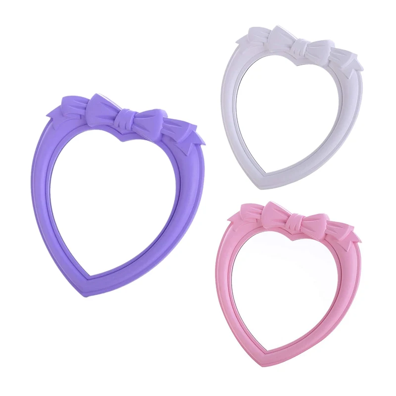 

Wall-Mounted Makeup Mirror Girl Desktop Love Makeup Mirror Heart-Shaped Handmade DIY Makeup Mirror