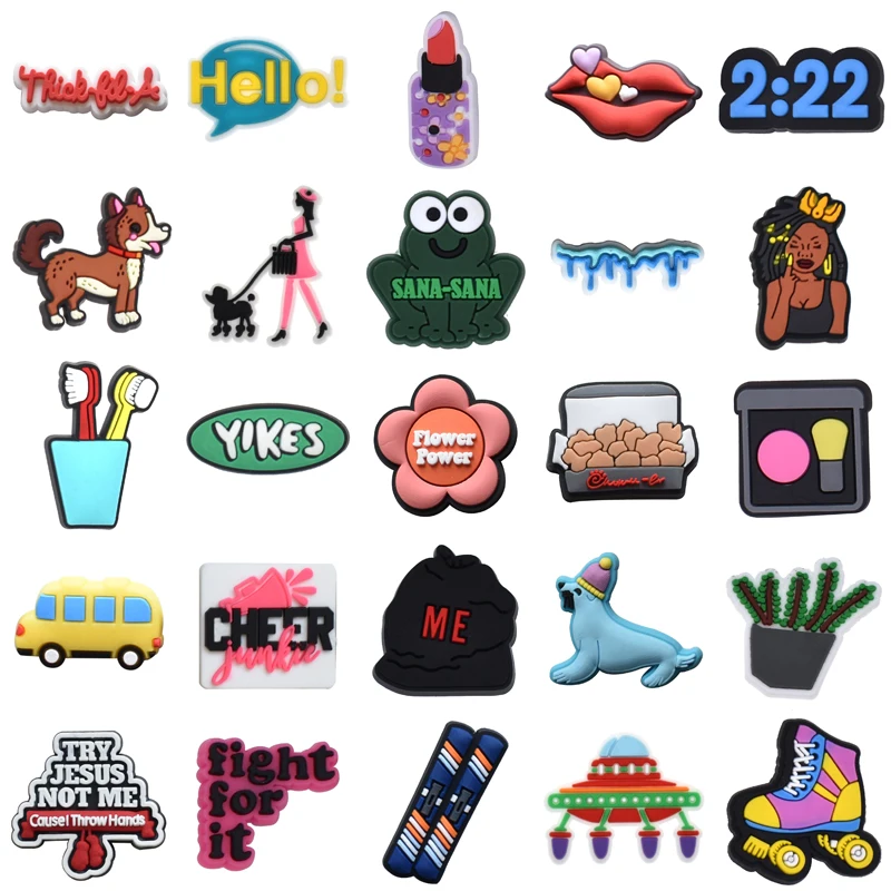 

Packs Men Decorations for Croc Shoe Charms Kids Boy Para Pins Shoes Accessories Girl Wholesale Bulk Set Jeans Gifts Women Charm
