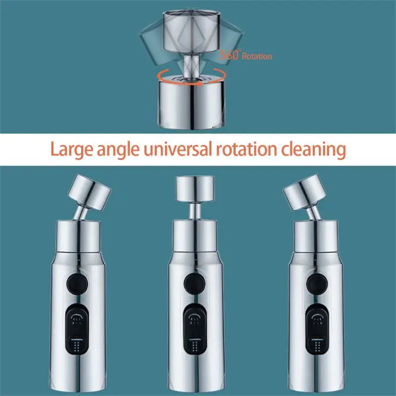 

360 Вращающаяся насадка на смеситель напорный кран Aerator удлинитель для смесителя кухонный аэратор на смеситель