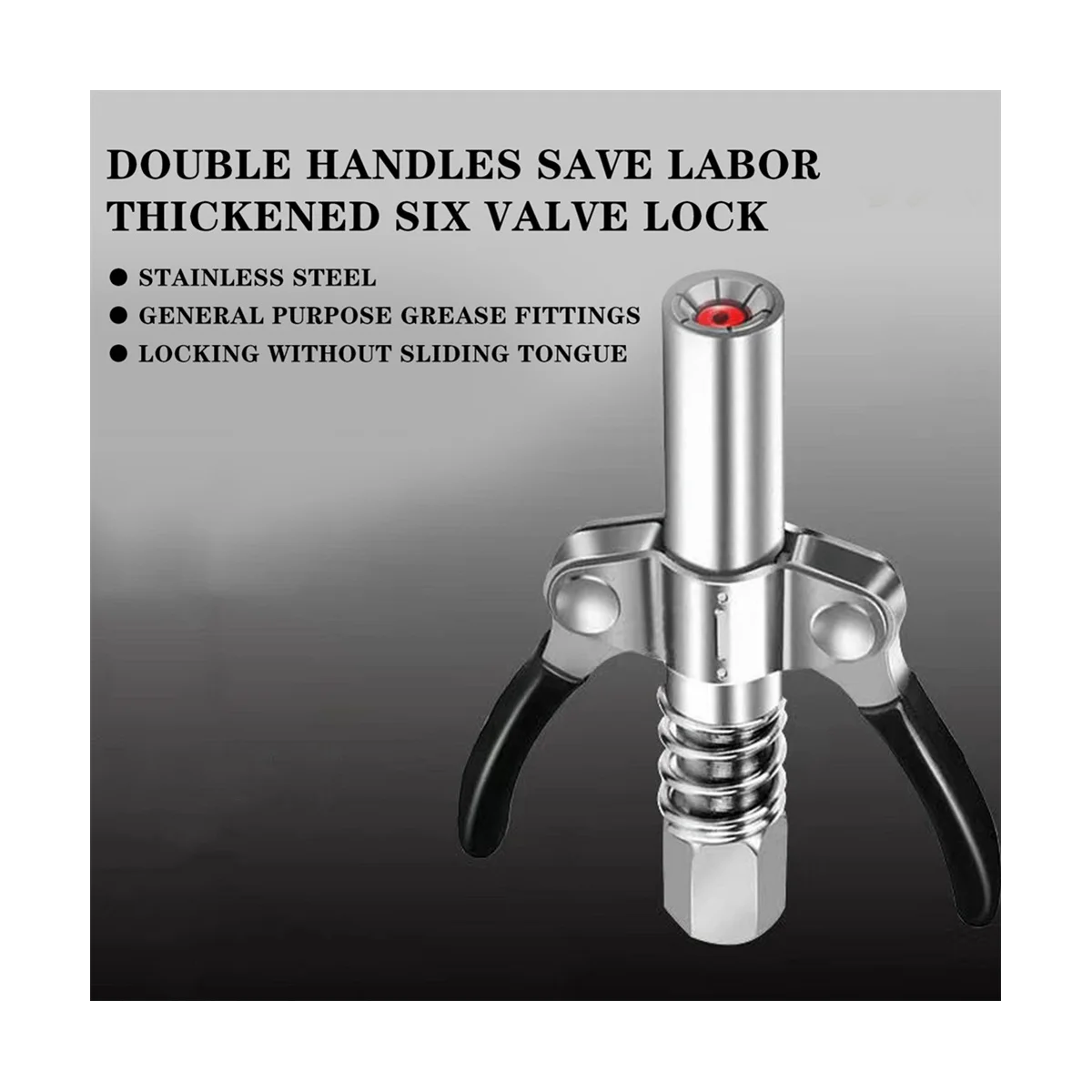 Сверхмощный быстросъемный инжектор для смазки NPTI/8 10000 PSI