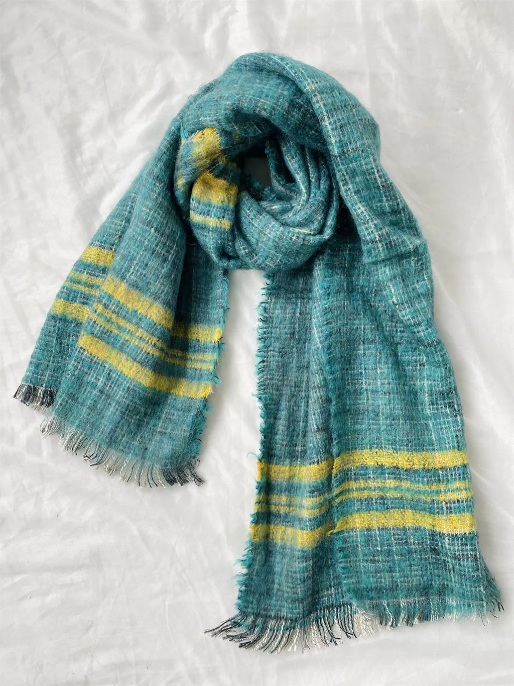 

Retrobird Scarf - Shawl Turquoise
