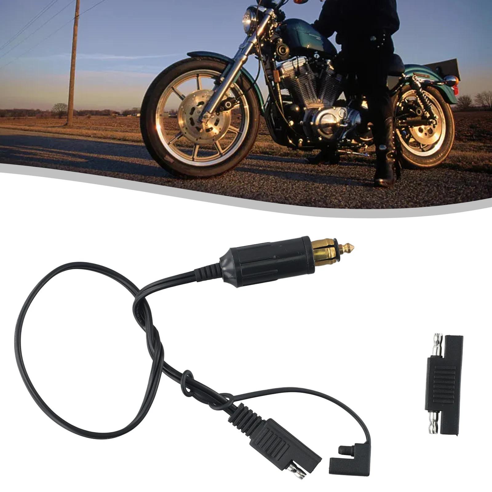 

Brand New Motorcycle Charger Adapter Cable Battery Management For Device Heating Suitable For BMW Motorcycle 18AWG Gauge Cables