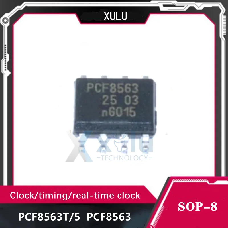Синтезатор частоты PCF8563TS/5 PCF8563T/5 PCF8563 с часами в режиме реального времени, синтезатор частоты, календарь, интерфейс I2C, RTC, последовательный SOP8