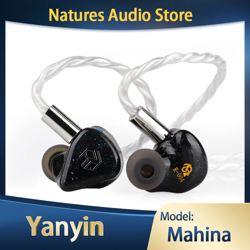 

Yanyin x HBB Mahina 2EST + 4BA+1DD Hybrid Dynamic Drive Earphone Hifi In-Ear Reference level Monitor IEMs With Replaceable cable