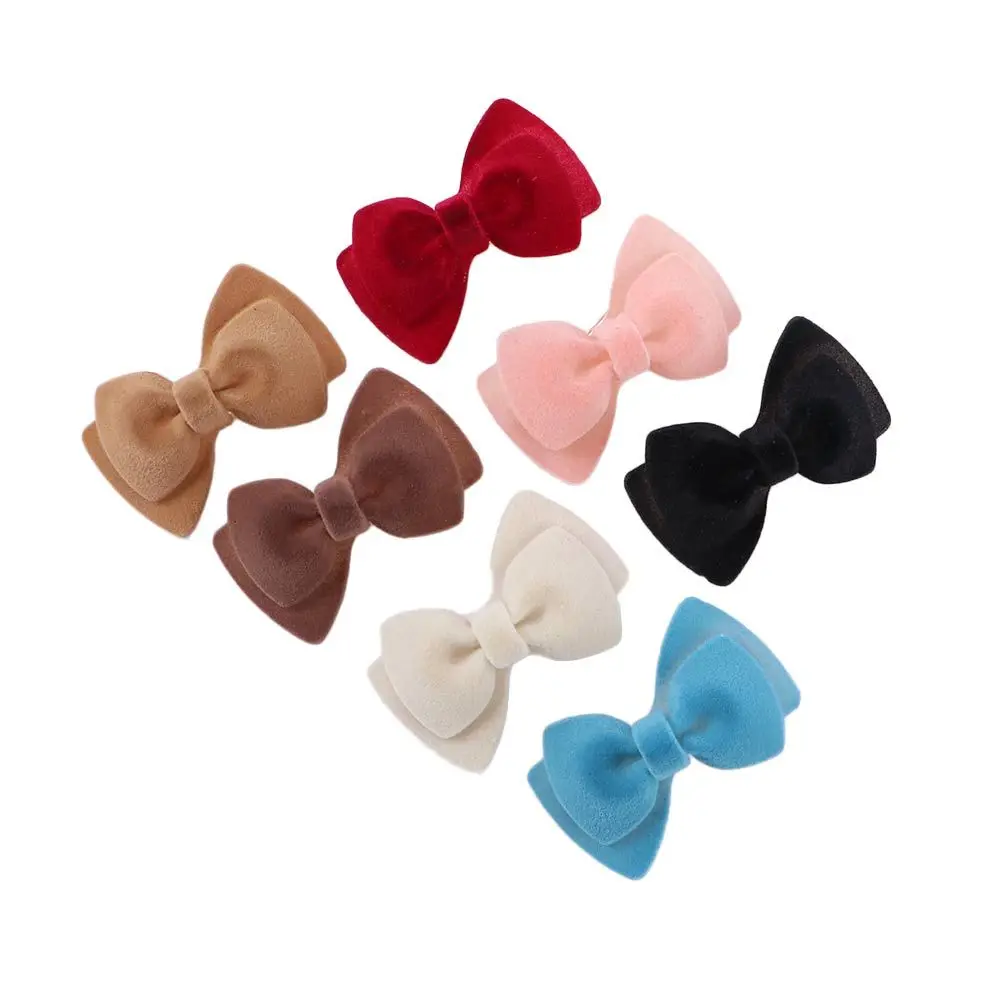 

Заколка для волос в Корейском стиле для женщин, милый аксессуар для волос в стиле ретро, модный дизайн, темпераментная заколка с бантом, в Ко...