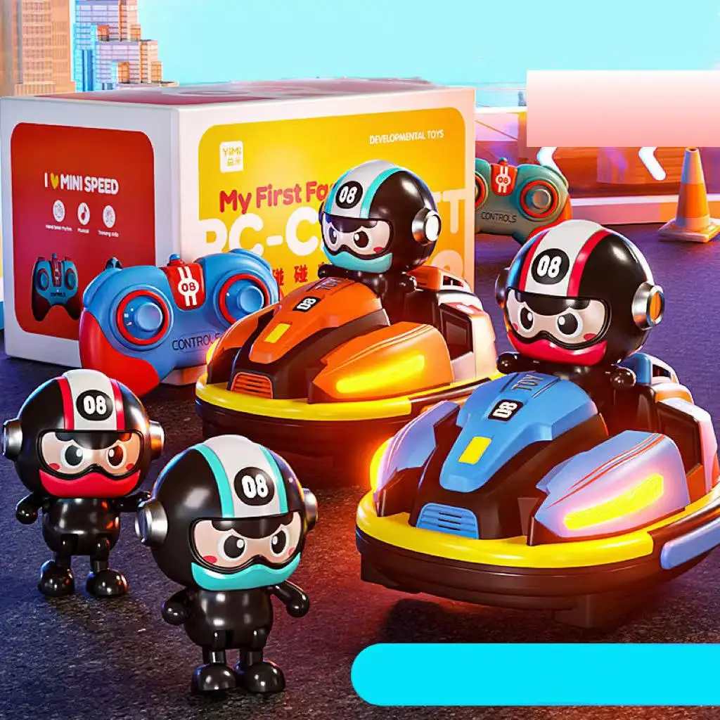 Игрушки с дистанционным управлением новый 2 4 г бампер автомобиль дуэль спрей