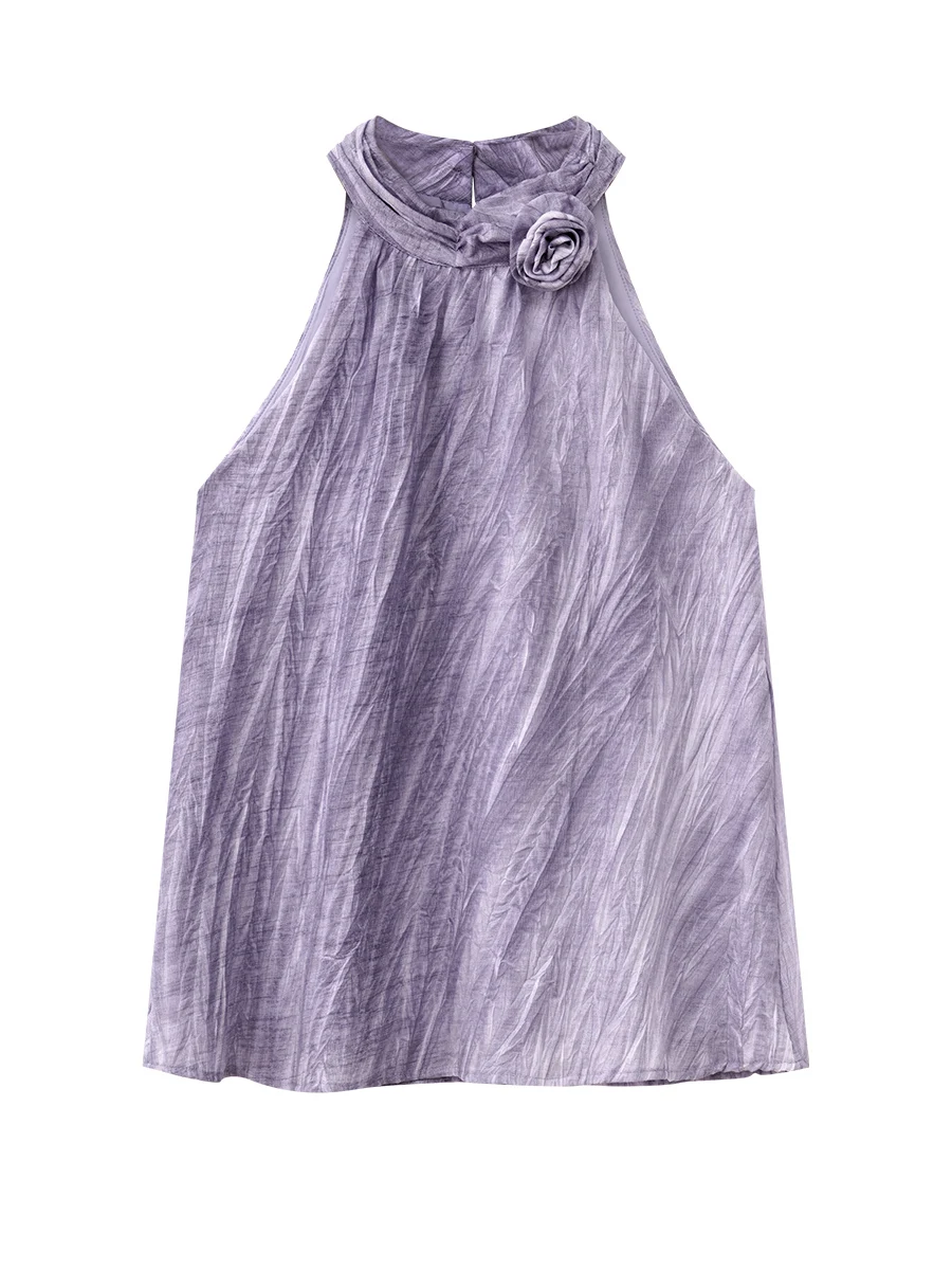 Hanada Showcase Htmeme Madison Rose ~ Дизайнерская розовая рубашка без рукавов с висячим вырезом