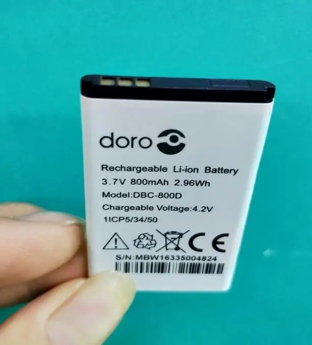 

800mAh Dbc-800d Battery for Doro 500 506 508 509 510 515 6520 6030 CELL PHONE Battery