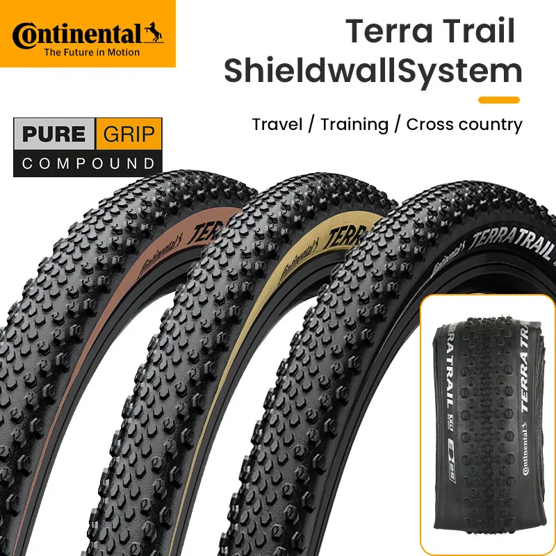 Шина гравийная Continental Terra Trail 700x40C для дорожного велосипеда, складная безкамерная, без коробки