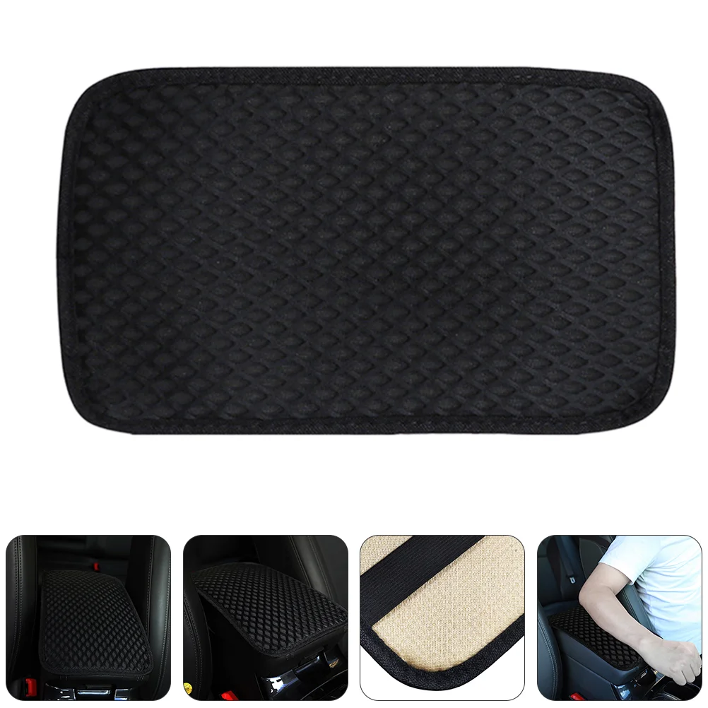 

2 Pcs Car Armrest Covers Vehicle Center Console Pad Breathable Arm Rest Cushions