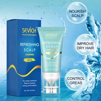 new sevich scalp cleansing gel 75ml oil control anti dandruff scalp nourishing care gel exfoliating scalp massage comb hair care