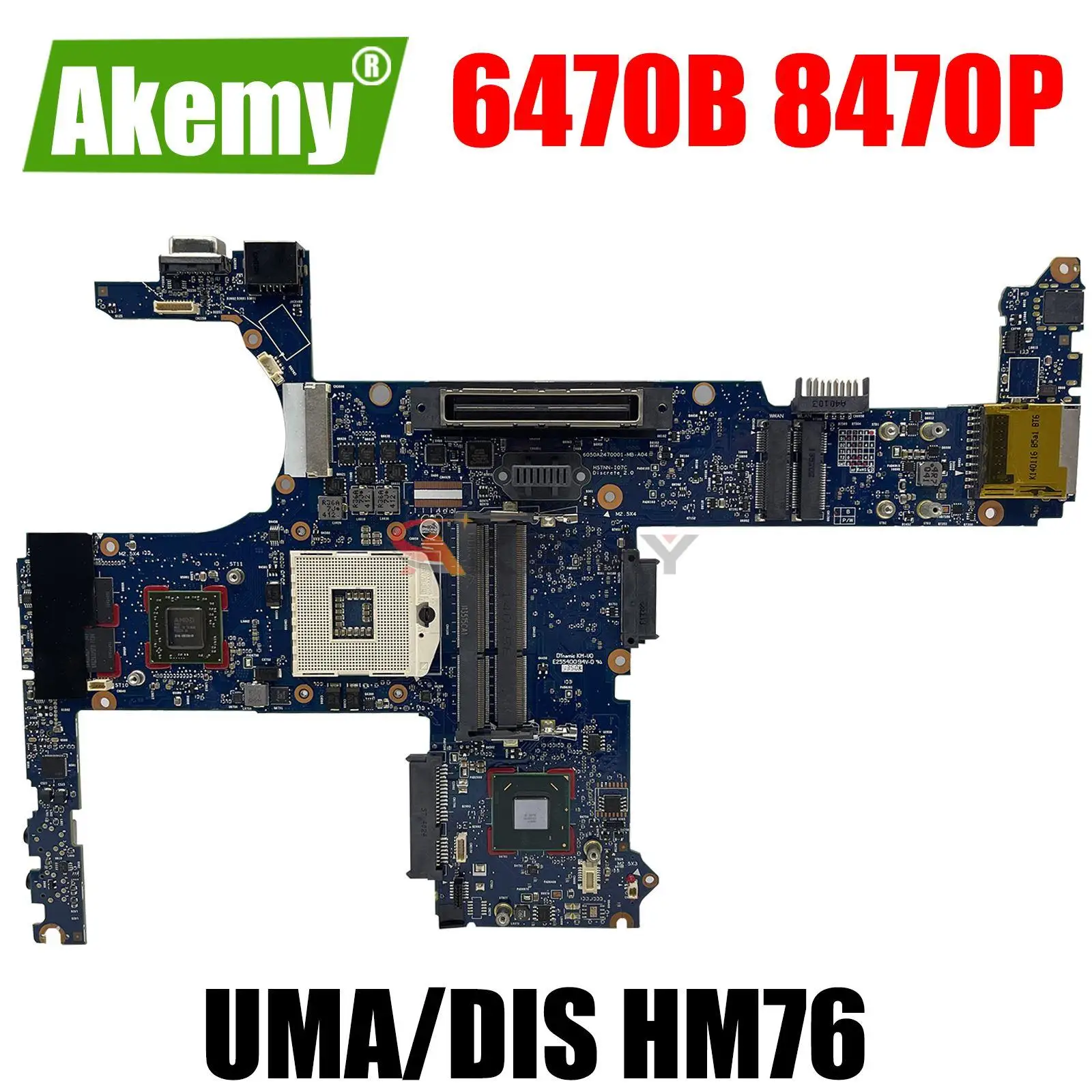

6470B 8470P motherboard 686040-001 686041-001 For HP EliteBook 8470P 6470B 8470W Laptop Motherboard Mainboard