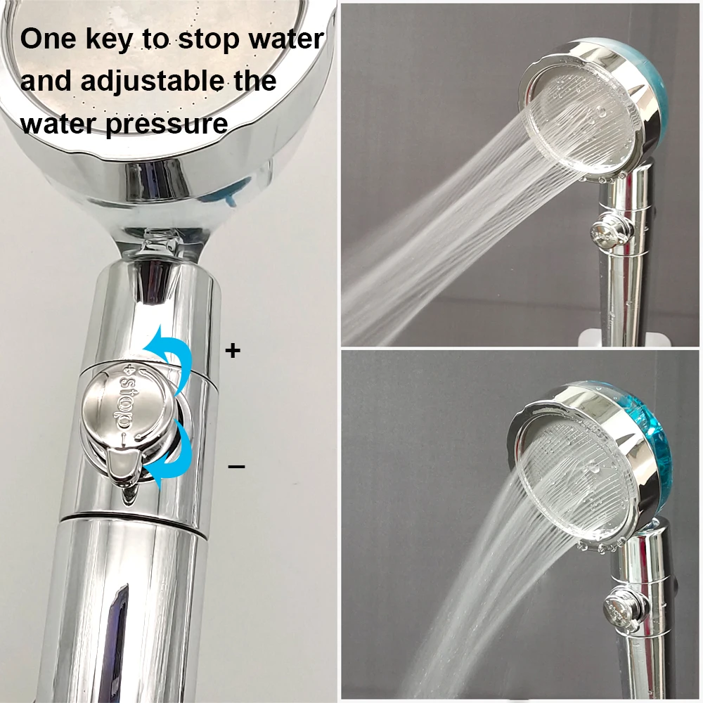 Zloog душевая головка водосберегающий поток 360 градусов вращающийся с небольшим