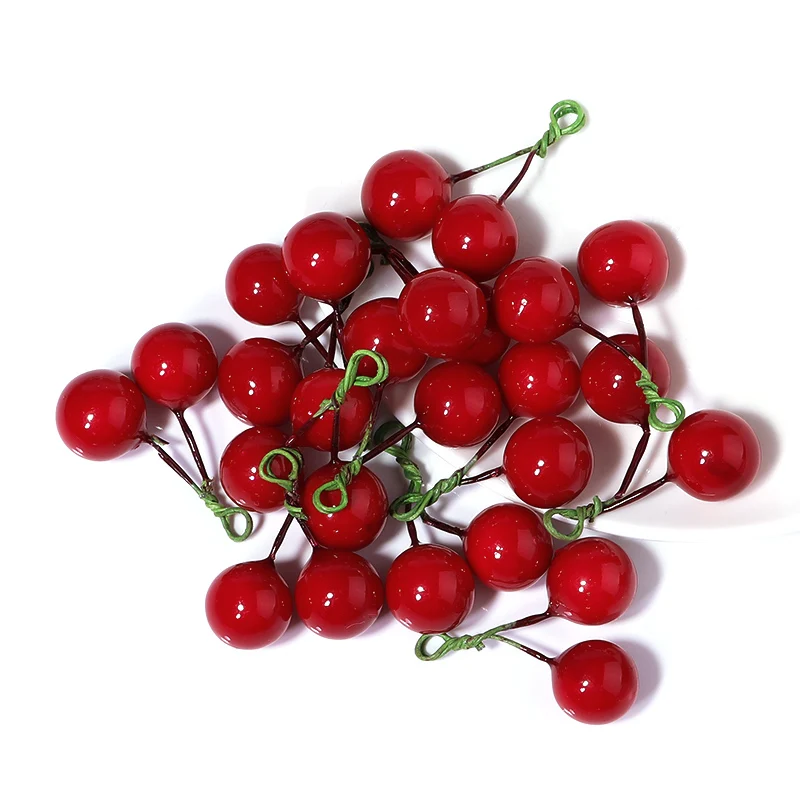

Handmade Simulation Cherry Earring Pendant Sweet Cute Fruit Jewelry Accessories For Women Earrings Necklace Gift Finding