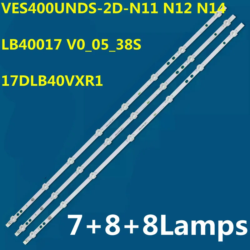 Светодиодный Светодиодная лента для подсветки LED40287FHD, DLED40287FHD, DLED40FHDS VESTEL 400DRT VNB A/BYPE REV11VES400UNDS-2D-N14 LUX0140006/01