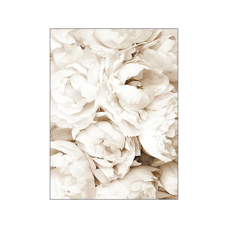 

Картина на холсте JIANGGERONGZHAO Бежевые марокканские цветы