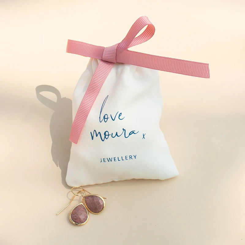 

White Suede Gift Bags 7x9cm 8x10cm 9x12cm 10x15cm Party Candy Logo Sack Watches Perfume Makeup Jewelry Flannel Pouches