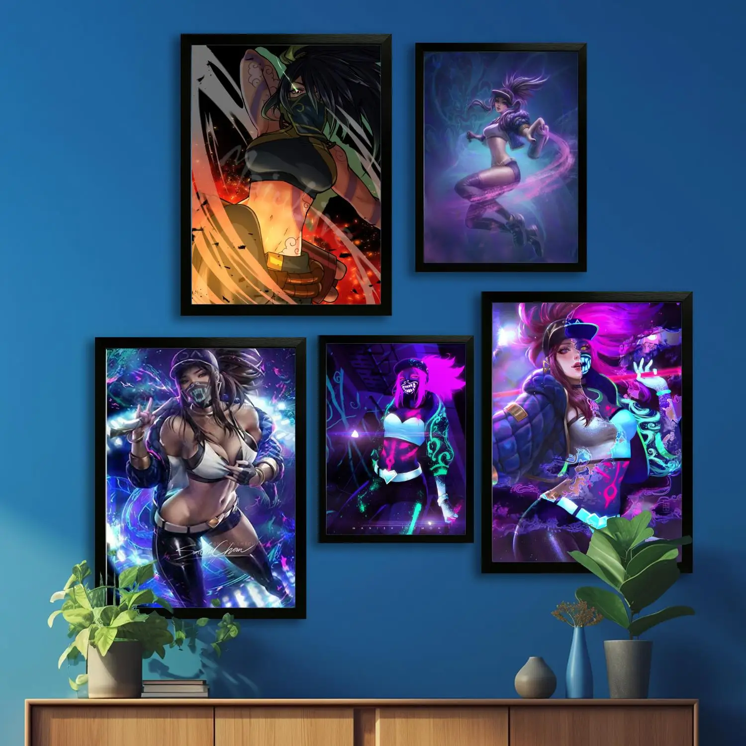 Холст с изображением Акали