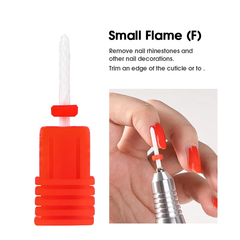 

Ceramic Tungsten Nail Drill Bit Electric Manicure Drills For Machine Milling Cutter Nail Burr Pedicure Accessories Tools