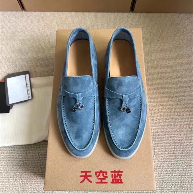 New Fashion Soft-soled Loafers Slip-on Lazy Flat Women's Large Size Single Shoes