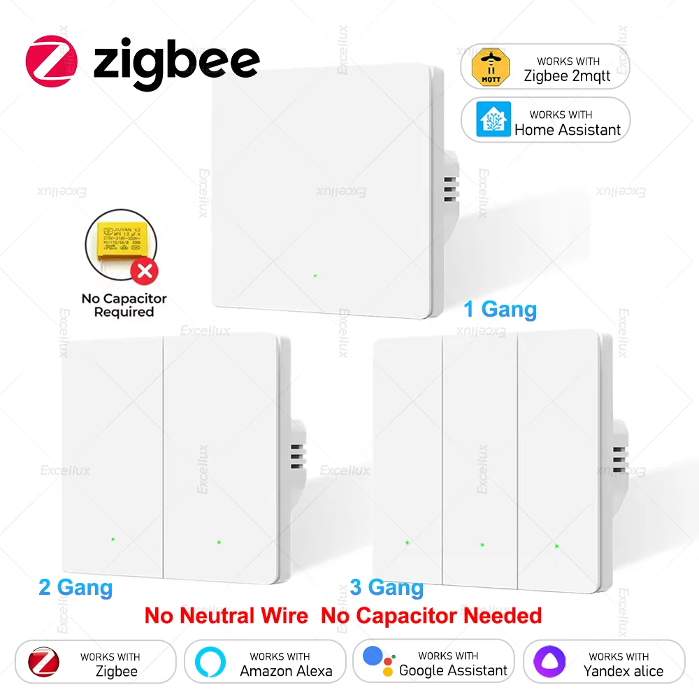 

Excellux Умный выключатель света ZigBee