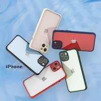 shockproof bumper transparent soft silicone phone cases for iphone 11 12 pro 13 mini iphone xr xs max 7 8 plus x clear cover