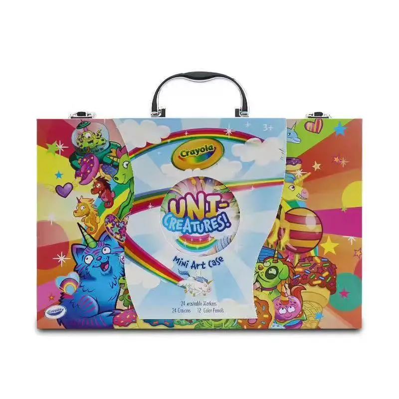Crayola Mini Art Set with UniCreatures, Kids Art Kit, 100+ P