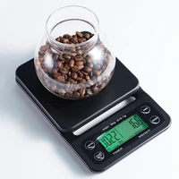 precision drip coffee scale with timer multifunction kitchen scale lcd digital food scale for baking cooking weighing tools
