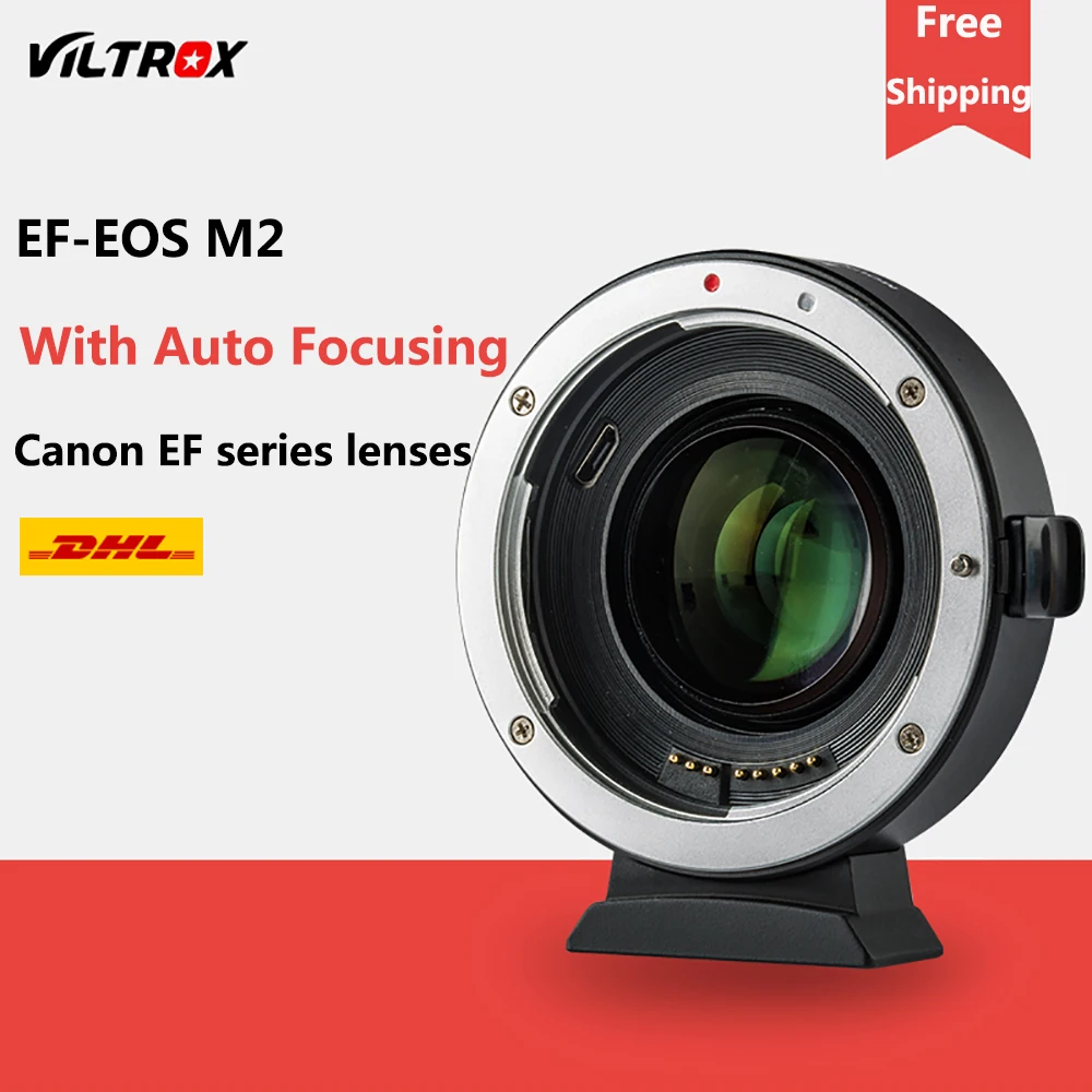 

Viltrox EF-EOS M2 Mount Adapter for Canon EF Series Lenses for Canon Camera Canon Accessories Lens Adapter
