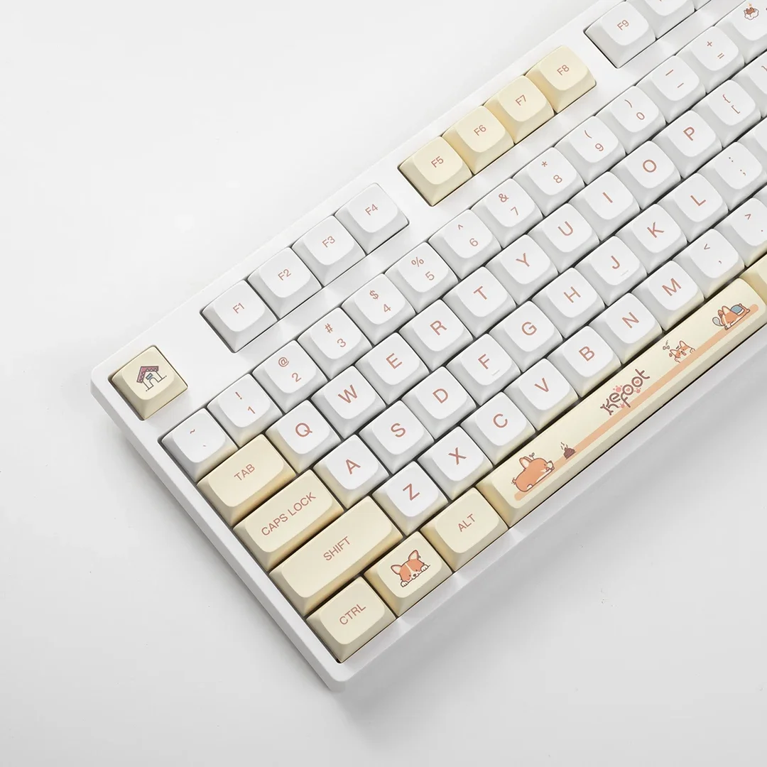 Милый колпачок для клавиш Shiba Inu XDA высота PBT сублимационная адаптация VGN75/68/98/87/104/108