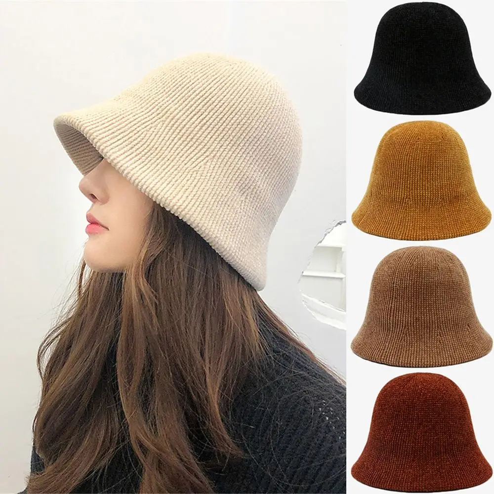 

Женская шапка, повседневная утепленная плотная шапка рыбака, защита ушей, Осень-зима