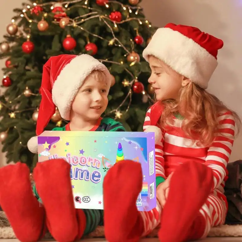 Календарь с изображением слайма для детей гель-пузырь в подарок на Рождество и