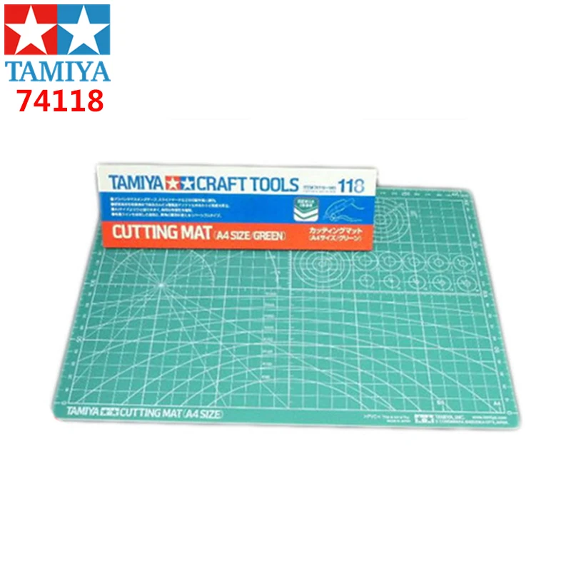 Tamiya 74118 зеленый коврик для резки доска Размер A4 Pad модель дизайн ремесленные