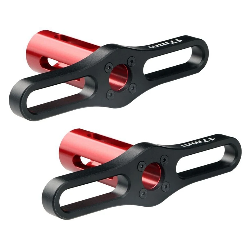 

2X Metal 17MM Wheel Nuts Sleeve Hex Wrench Tool For 1:8 Off-Road RC Car Monster Truck Traxxas X-Maxx SUMMIT E-REVO