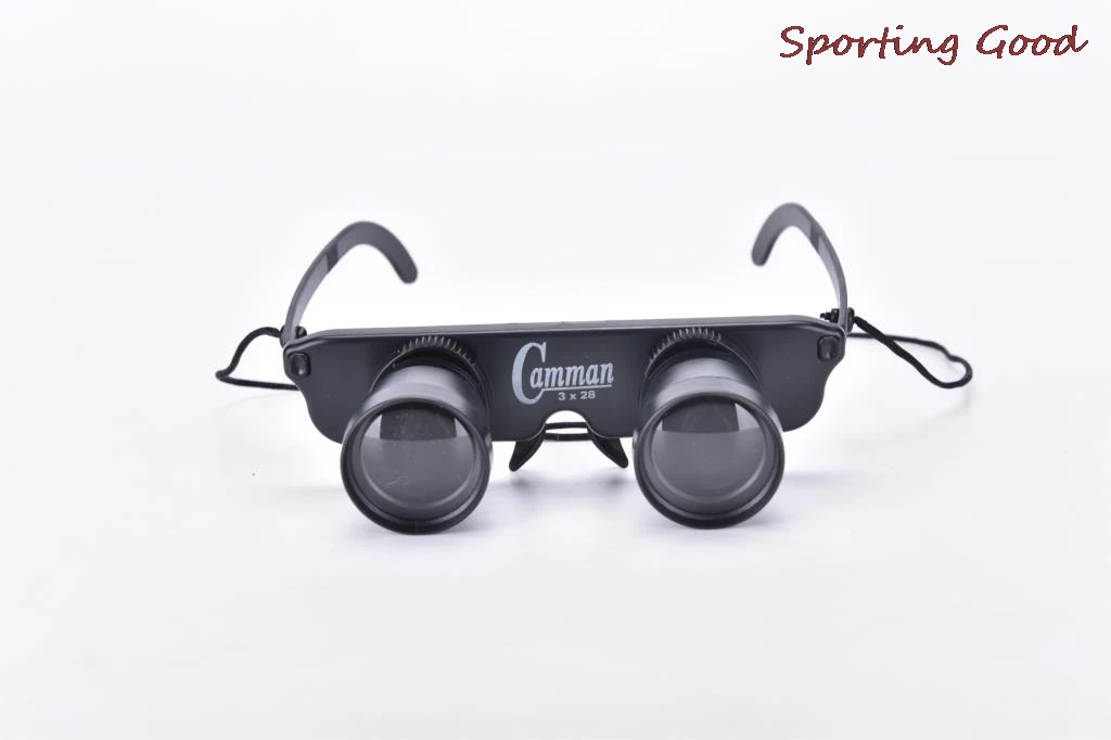 

1PCS Black 3x28 Magnifier Glasses Style Outdoor Fishing Optics Binoculars Telescope Eye Lens