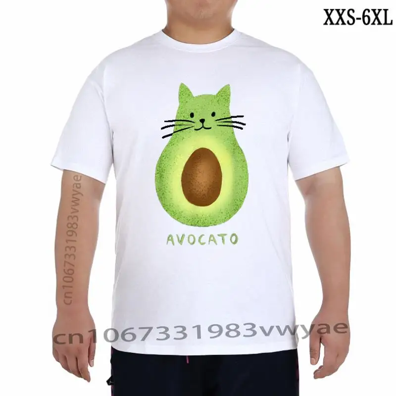 

Avocato T shirt women Funny Cat Avocado Cute Vegan And Cat Lover Kitten Short Sleeve Men' tshirts Summer tshirts cute cartoon